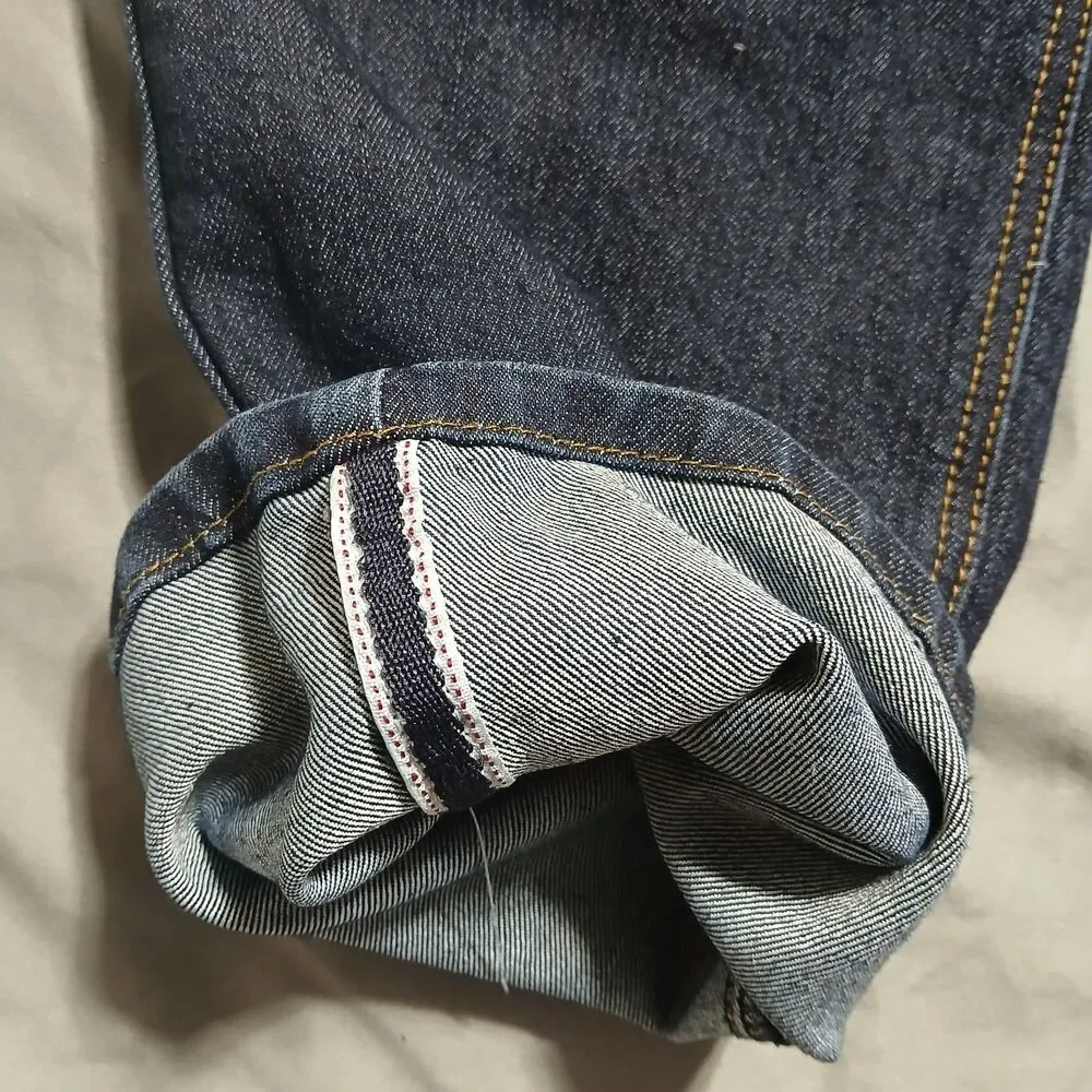 Southpole Men 36x32 Jeans Dark Wash Stretch Indigo Blue Selvedge Denim Skate Y2K - Picture 2 of 14